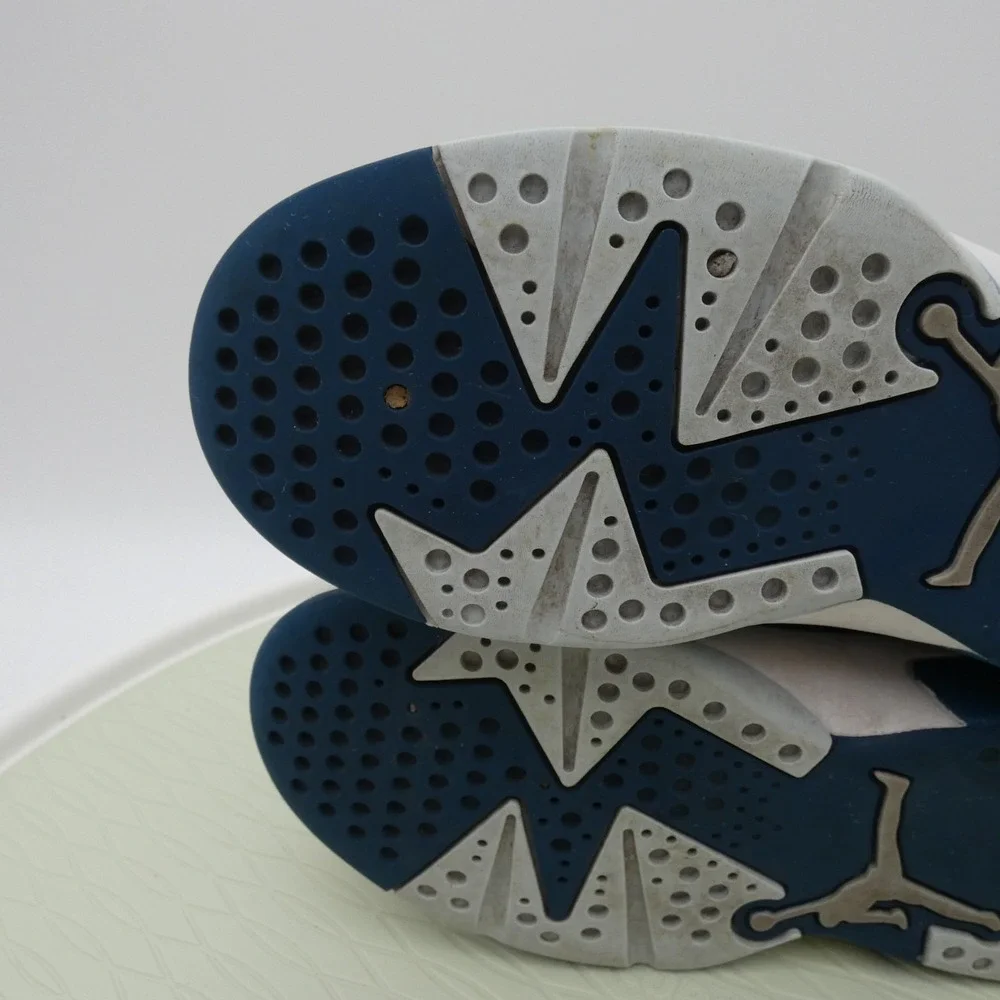 Jordan Jumpman MVP DZ5578-101 Kids US 3 Basketball Shoes White Blue Sneakers